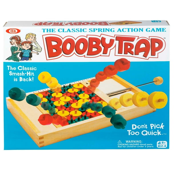 Ideal Booby Trap Classic Wood Game