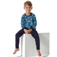 thumbnail image 5 of SCHIESSER Conjunto de pijama de niño, 2 piezas - Niños Mundo 2, largo, rizo, motivo Azul 140, 5 of 5