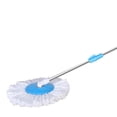 thumbnail image 6 of Microfiber Spin Floor Mop with Bucket 2 Heads 360° Rotation Microfiber Mop Floor Mops for Home,Blue, 6 of 7