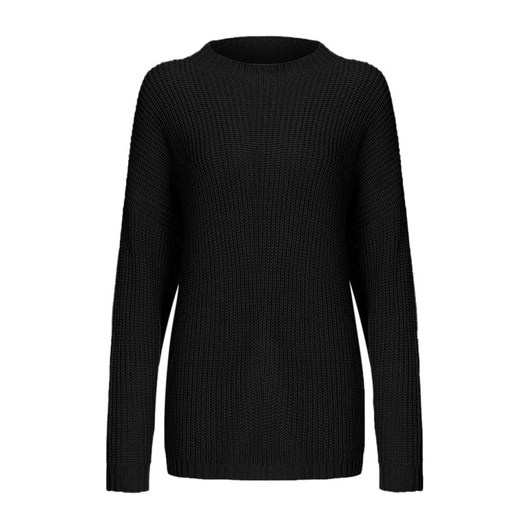 O-Neck Long-Sleeved Loose Bat Sleeve Sweater O-Neck Long-Sleeved Loose Bat Sleeve Sweater