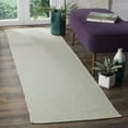 thumbnail image 3 of SAFAVIEH Montauk Terrence Geometric Diamond Cotton Area Rug, Ivory/Foam Green, 6' x 6' Round, 3 of 10
