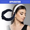 thumbnail image 2 of Vocoste 1 Pc Knotted Headbands Women Hairband Hair Hoop for All Hair Hair Accessories Dark Blue, 2 of 7