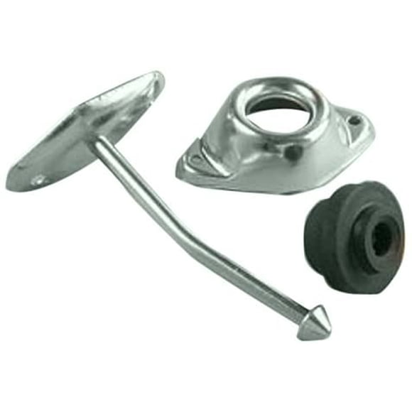 RV Designer Collection E257 4-3/4"Angled Metal Plunger Entry Door Holder