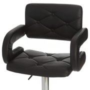 Impressions Vanity Vera Diamond Tufted Swivel Vanity Stool with Mirror Finished Base (Pink Velvet)