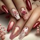 thumbnail image 1 of Adhesivos para decoración de uñas BJR, dulces y románticos, con forma de corazón de rosa, 1 of 4