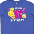 thumbnail image 4 of Inktastic Its My 11th Birthday with Smiling Emoticons Youth T-Shirt, 4 of 5
