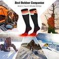 thumbnail image 7 of LATITOP Heated Socks for Men Women, 7.4V 22.2WH Rechargeable Battery Electric Heated Socks, Up to 10H Heating & Full Sole Heating & 3-Level HeatingTemperature for Outdoor Work Fishing Skiing Camping, 7 of 7