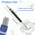 thumbnail image 2 of tssuouriy Versatile Mechanical Pencil Set For Drawing And Writing Soft Metal Mechanical Pencils black, 2 of 6