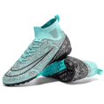 thumbnail image 4 of ZHAOCHENG Botas de fútbol para hombre, antideslizantes, para fútbol, para césped, 39 unidades, color azul, 4 of 5