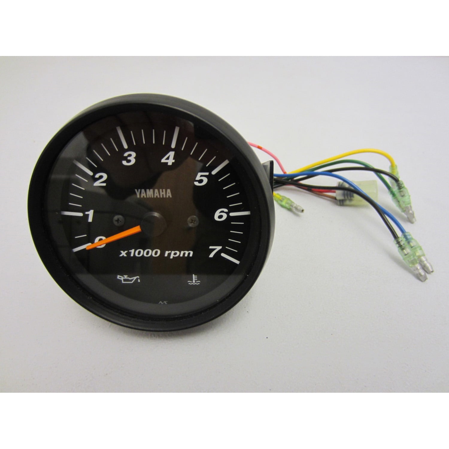 Yamaha New OEM Pro Series II Black Face Tachometer Tach 6Y7835408000