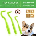 thumbnail image 4 of Pebbuoy 3Pcs Pet Flea Remover Effective Pet Tick Remover Hook Safe Pet Care Tick Extraction Tools Pet Supplies, 4 of 8