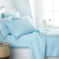 thumbnail image 1 of Linen Market Ensemble de Draps 6 Pcs, Aqua, Lit Simple, 1 of 4