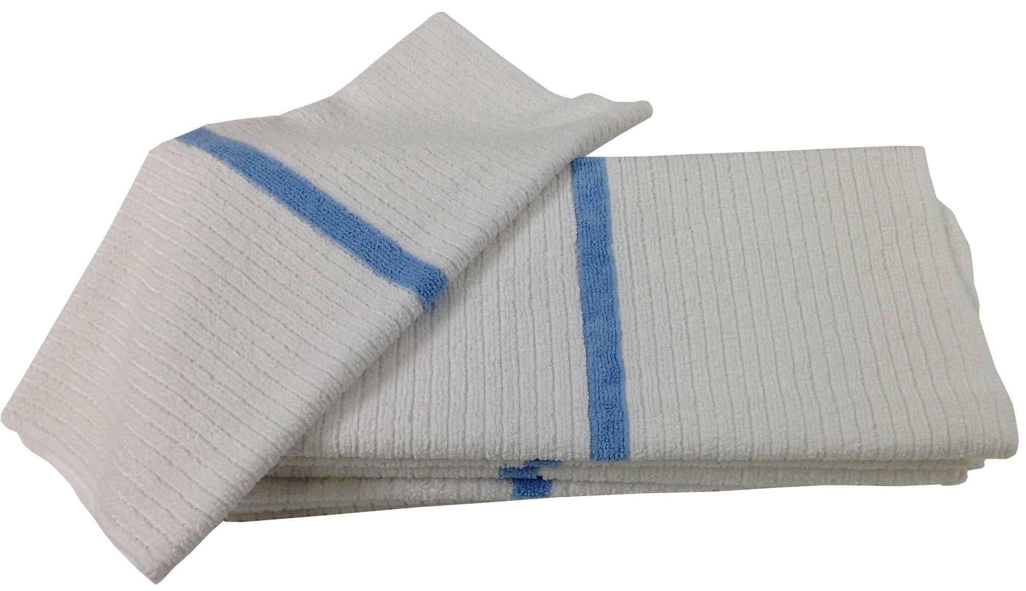 Nouvelle Legende 14 X 18in Ribbed Bar Mop Microfiber Towels (12 Pack