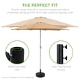thumbnail image 4 of Soporte para sombrilla Best Choice Products, 50 cm de diámetro, 37 cm de alto, 8 kg, 4 of 7