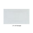 thumbnail image 4 of Better Trends 24" x 40" Premium Bathroom Rug Mat, 100% Cotton, Extra Soft Tufted Door Mat, Water Absorbent & Reversible Bath Mat (White) Lux Collection, 4 of 6