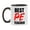 White/Black, variant on Teacher Superlative Mug, Best Pe Teacher Gift, 11oz or 15oz White Ceramic Coffee Cup for Pe Teacher