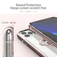 thumbnail image 5 of Vena vLove Glitter Clear Case For Apple iPhone 11 Pro Max CornerGuard Protection Dual Layer Slim Hybrid Bumper Cover, 5 of 9