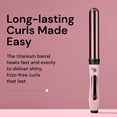 thumbnail image 3 of L'ange Hair Le Curl 1" Titanium Curling Wand | All Hair Types | Clip Free Barrel | Versatile Waves, 3 of 9