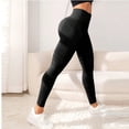 thumbnail image 4 of Womens High Waisted Butt Lifting Seamless Resistance Band Leggings,Built-in Bands for Yoga Gym Sculpting Leggings Black 5XL, 4 of 6