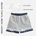 thumbnail image 3 of FORMRS Boys Swim Trunks Quick Dry Mesh Liner Boardshorts Sizes XS-XL, Rocket Pattern, 3 of 7