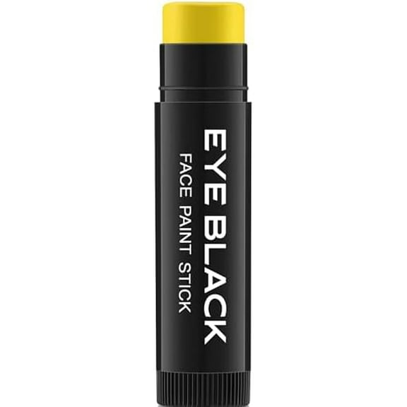Yellow Eye Black Stick for Baseball Football Softball Lacrosse, Anti-Glare Under Eye Grease Stick for Athletes Sports Training, Sports Eye Black (Yellow)$$Sport & Recreation Other