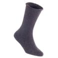 thumbnail image 2 of Lian LifeStyle Fantastic Children's 3 Pairs Wool Crew Socks Super Comfortable, Soft, Adorable and Durable LK0601 Size 0M-6M (Coffee,Dark Grey,Grey), 2 of 4