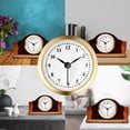 thumbnail image 4 of 2.4in Classic Clock Insert Movement Wall Clock Gold Bezel Living Room, 4 of 8