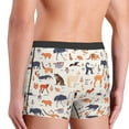 thumbnail image 6 of Cauagu South American Animals Print Boxer Briefs for Men,Comfortable Breathable Men's Underwear Moisture Wicking Underpants -XX-Large, 6 of 8