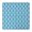 Blue White Checkerboard, variant on Multi Color Triangle Checkered Pattern Square Fitted Tablecloth with Elastic Edge,Square Table Cover,Washable Elastic Table Cover for Home Kitchen Party Decor 34"x34"