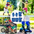 thumbnail image 3 of PULLIMORE 6 Pack Kids Knee and Elbow Pads Wrist Guards Protective Gear Pad Set for Roller Skates Cycling (Red), 3 of 9
