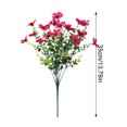 thumbnail image 3 of Artificial Violet Flowers with Grass Stems - Realistic Silk & Plastic Spring Décor for Wedding Centerpieces, Wall Wreaths, and All-Season Home Accents (Hypoallergenic, UV-Resistant), 3 of 6