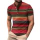 thumbnail image 1 of Camisas de Manga Larga para Hombres Casual Impreso Poliéster Botón Abajo Blusa, Cuello Redondo para el Uso Diario, Al Aire Libre Y de Fiesta, 1 of 5