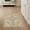 Cream Beige Gold, Pattern 5, variant on ODIKA 8'x10' Washable Area Rug Large Designer Beige Gradient Stonework Subtle Cream Tan Grey for King Size Bedroom Under Bed, Master Suite, Non-Shedding, Easy Care