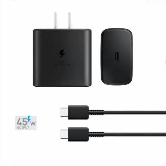 45W USB-C Super Fast Charging Wall Charger with Type 6FT C Cable ( Comes with 2 year warranty)
