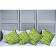thumbnail image 6 of Ambesonne Green Throw Pillow Cover 4 Pack, Nature Scenery Close up Scene, 16", Apple Green, 6 of 6