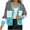 Sky Blue, variant on Fesfesfes Women Sweater Cardigan Casual V-Neck Long Sleeve Fall Sweater Cardigan Blouse Button Pullver Tops Tops on