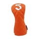 thumbnail image 5 of Funda de madera para palos de golf, envoltura de cuello largo, resistente al desgaste y a los arañazos. Naranja, 5 of 9