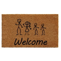 Calloway Mills Stick Family Outdoor Doormat 24" x 36"