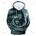 thumbnail image 3 of Sudadera con capucha con estampado geométrico en 3D de Helix para hombre y mujer, ropa de calle informal a la moda, estilo Harajuku, de manga larga, 3 of 5