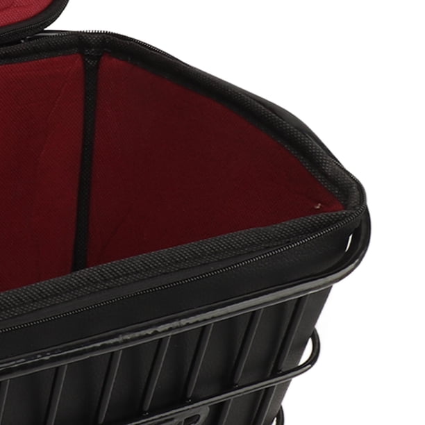 Support De Montage Universel Pour Panier De Vélo électrique - Remplacement Compatible, Noir, Fixation Avant