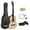 Natural, variant on WYDK Beginners 38 inch Acoustic Guitar Package Kit for Right-handed Starters Kids Music Lovers w/Case, Strap, Pitch Pipe and Pick (Black)