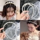 thumbnail image 2 of RV 3 Tiara para Mujer y Niña con Perlas y Flores de Cristal - Accesorio para el Cabello para Boda - Regalo para Esposa o Dama de Honor Rojo Verde, 2 of 5