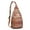 Citrus-13, variant on Vintage Boho Sling Backpack – Retro Tribal Ethnic Crossbody Bag, Artistic Geometric Hiking Shoulder Bag for Women & Men, Rustic Floral Travel Daypack