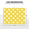 thumbnail image 2 of Balery Yellow And White Polka Dot Alfombrilla de Secado para Cocina, 18x24 Pulgadas, Súper Absorbente para Platos y Encimeras, 2 of 7