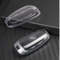 thumbnail image 2 of HUGFEGWE Premium Soft TPU 360 Degree Full Protection Key Shell--Key Fob Cover Case Compatible with Hyundai Sonata Santa fe Tucson Keyless Entry Smart Key(Clear) U2536-21579, 2 of 5