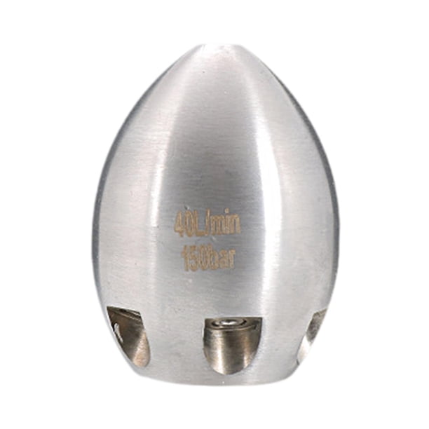 Herramienta de limpieza de boquillas de chorro de alcantarillado de 1/2 pulgada para desatascar tuberías y conectores de acero. 40 litros