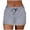 Gray, variant on ZUKMRJPC Shorts for Women Trendy Summer Elastic Waist Drawstring Shorts Loose Comfy Casual Athletic Shorts with Pockets