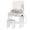 White, variant on Vanity Desk with LED Lights Mirror & Power Outlet,Small Makeup Vanity Table Set with Storage Drawers & Chair, 3 Lighting Modes, Dressing Table for Women Girls Bedroom
