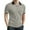 Khaki, variant on Men's Striped Colorblock Golf Polo Shirt Short Sleeve Moisture Wicking Office Workwear Tennis Top