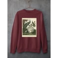thumbnail image 3 of Peacock Gathering Sweatshirt Men -Sydenham Edwards Designs, Male 3X-Large, 3 of 4